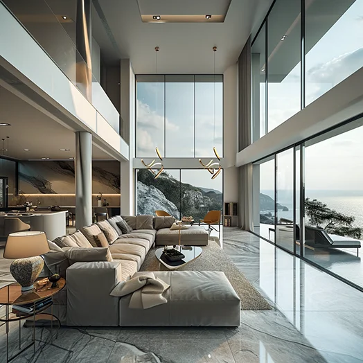 Contemporary Modern Luxury Living Room